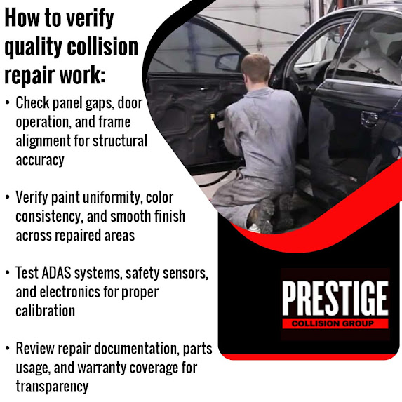 A Guide to Checking Post-Collision Repair Work from Prestige Auto Collision