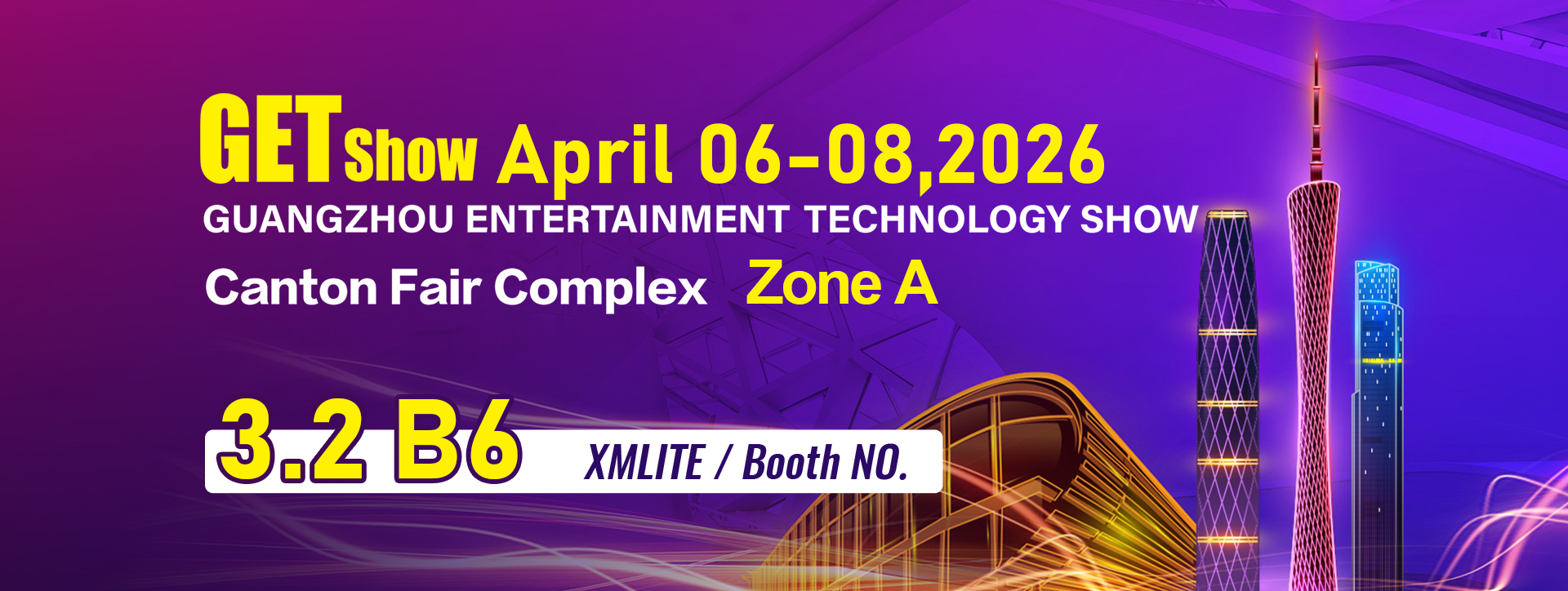 XMLITE Shines at 2026 GET Show: Five Smart Lighting New Products Debut, Reshaping Full-Scenario Performance Experience